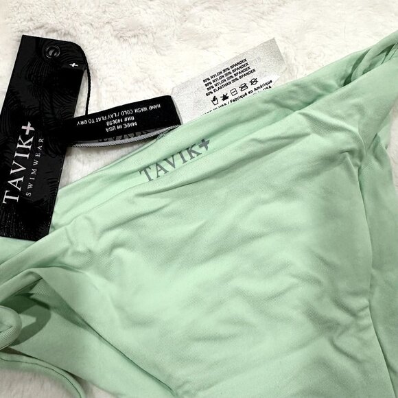 NWT Tavik Jax Swim Bottom with Adjustable Sides in Key Lime - Extra Small - Picture 3 of 9